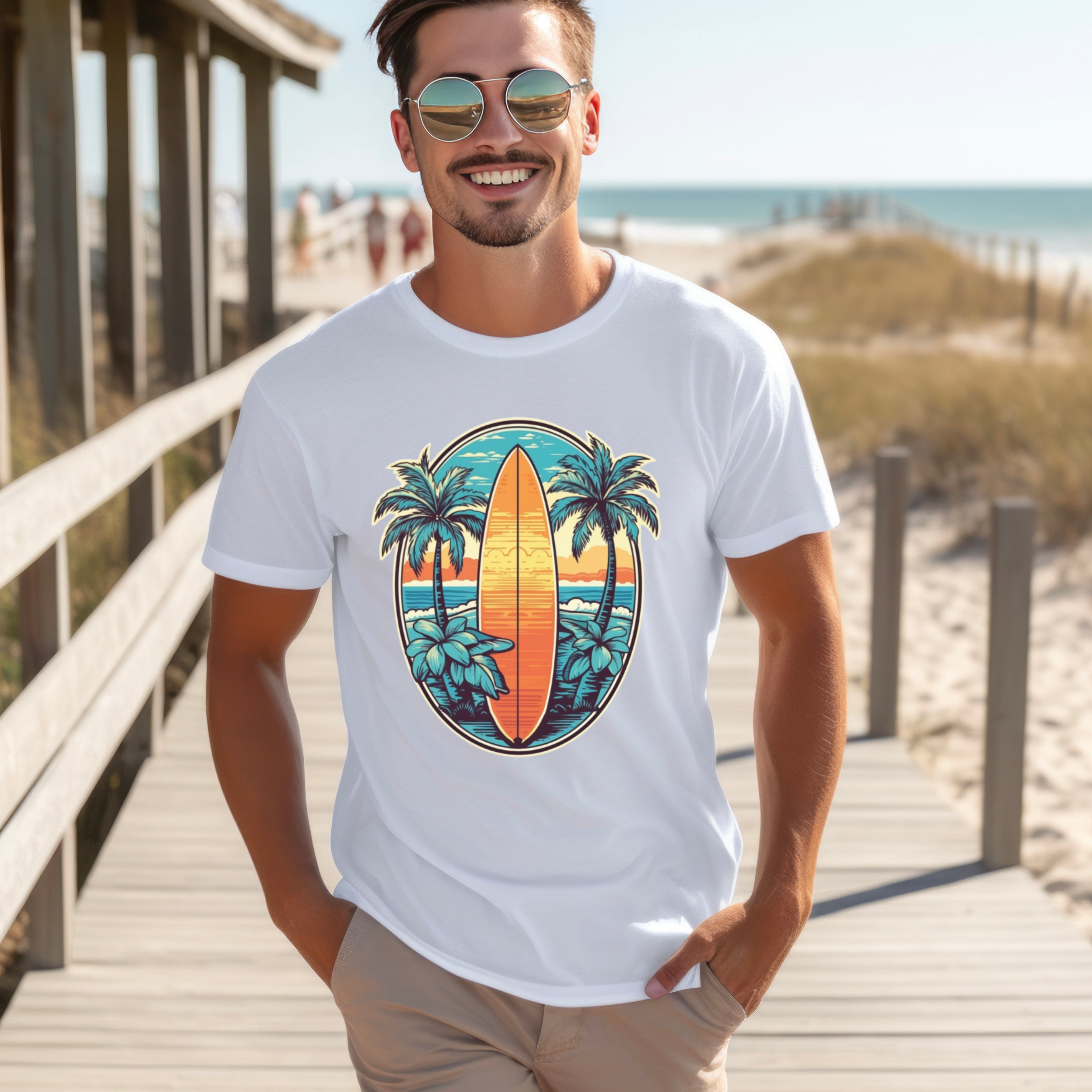 Sunset Surf Tee