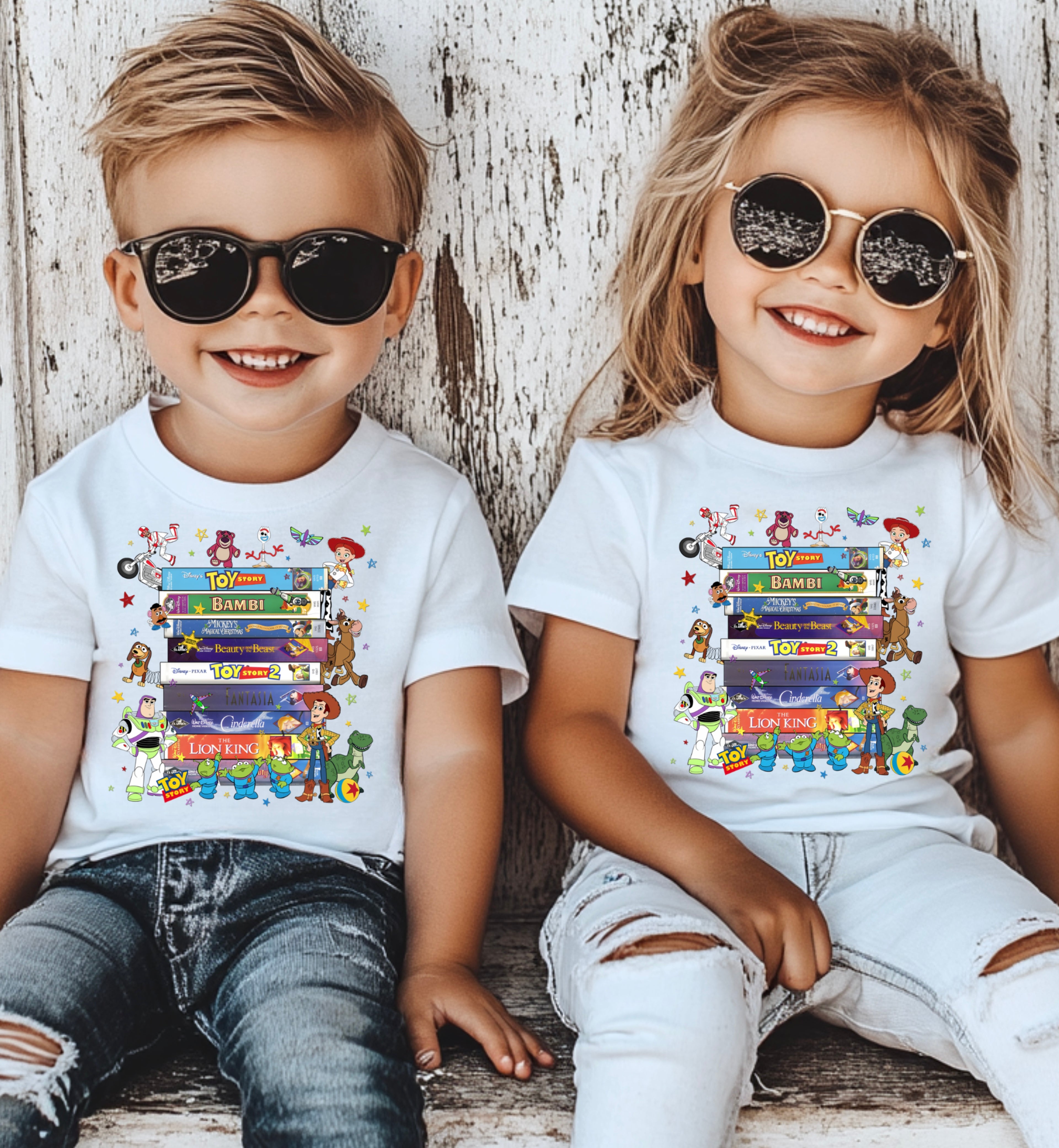 Classic Movie Stack Kid Tee