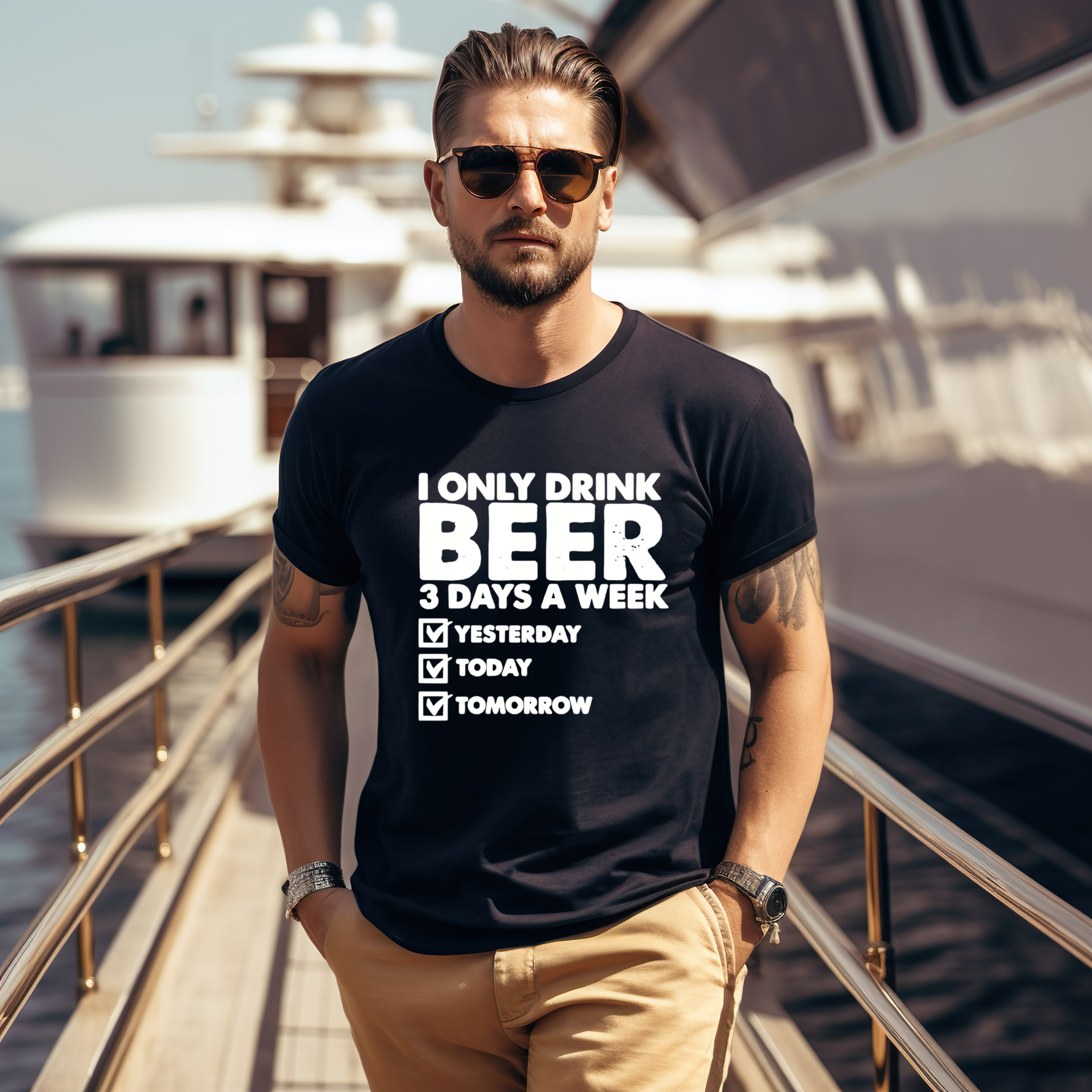 3 Days A Week Beer Tee