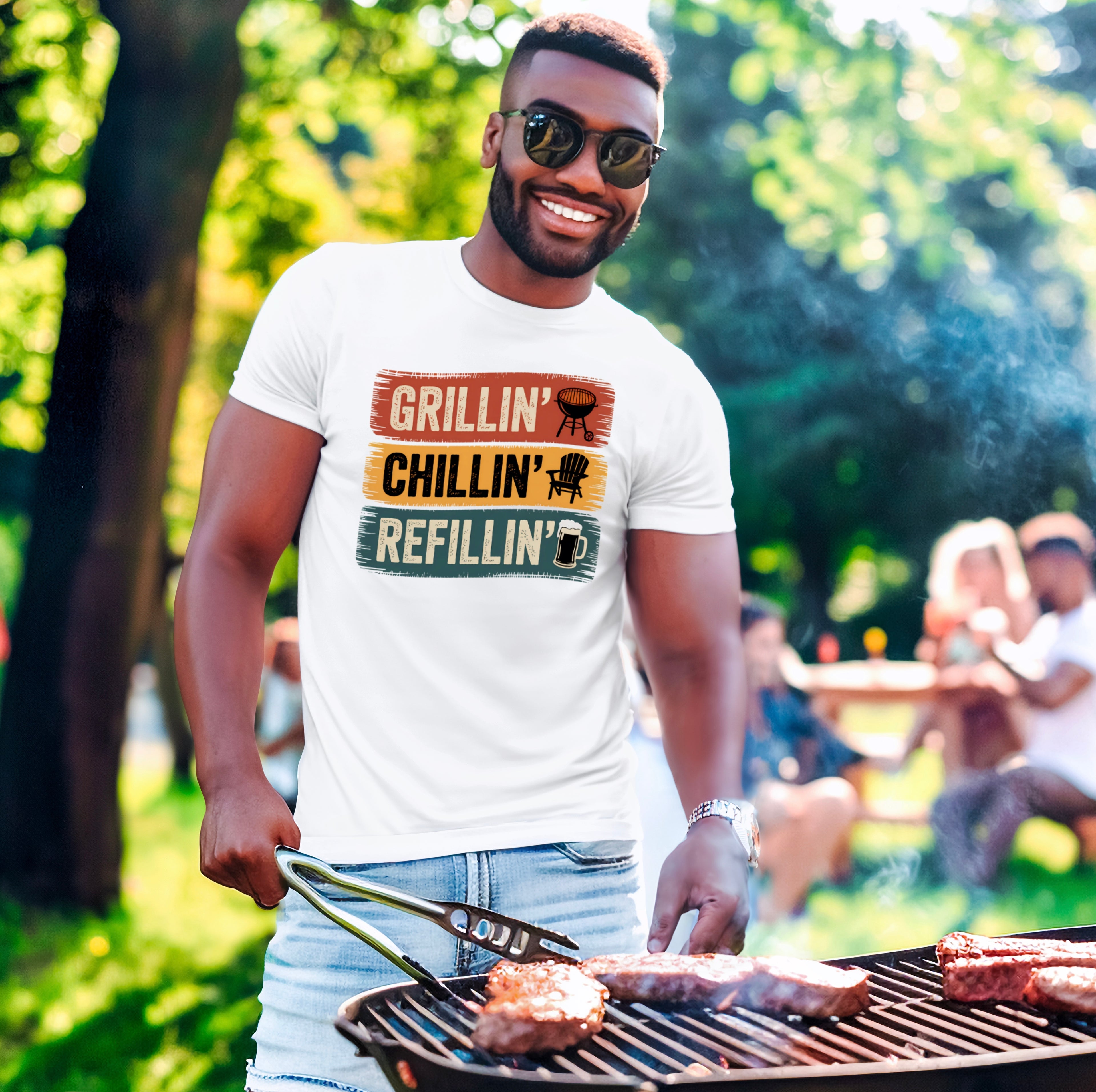 Grillin’ Chillin’ Refillin’ Tee