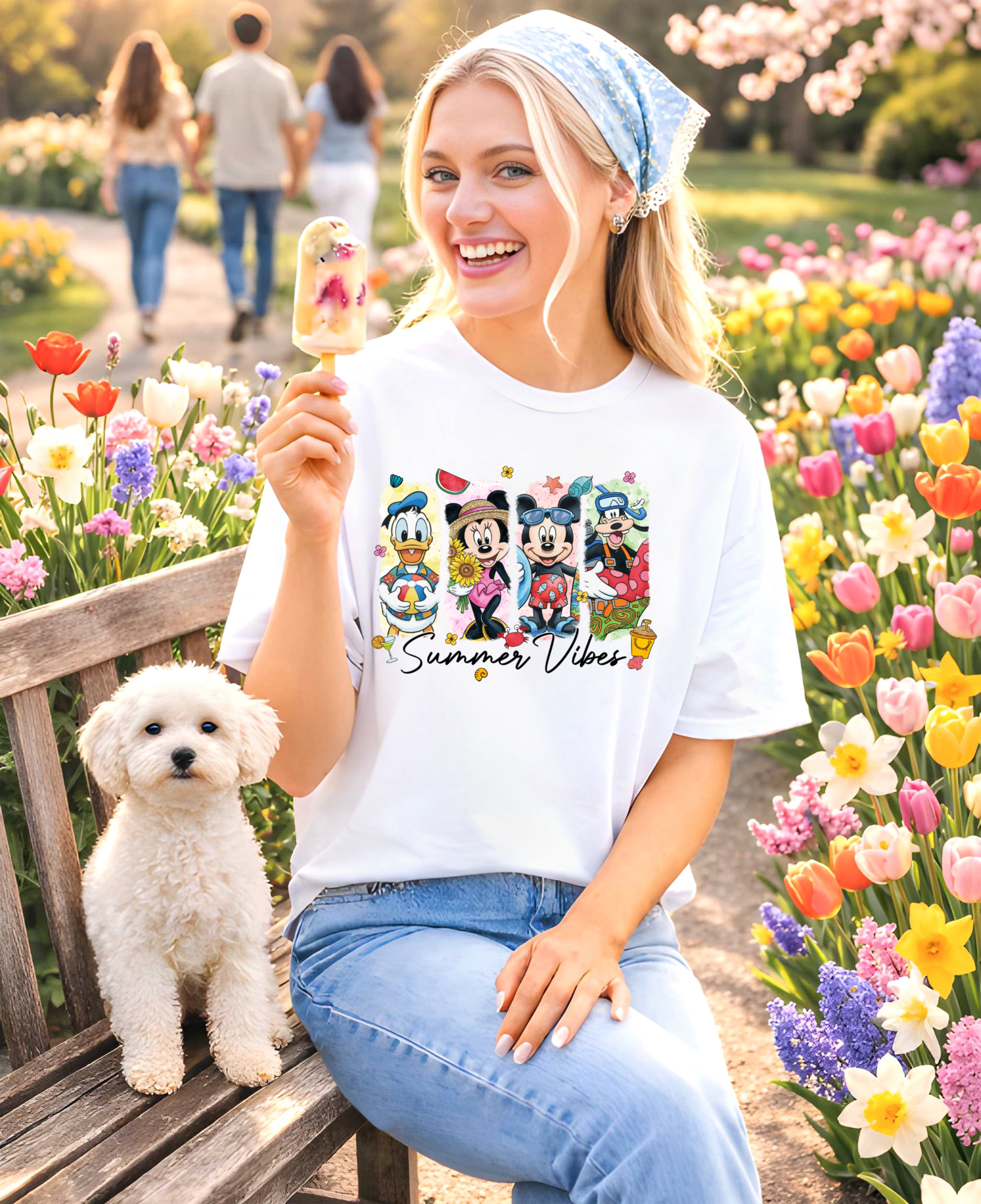 Summer Vibes Character Tee